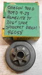 Oregon 900D 909D 9-23 Homelite 7T 7/16" Spur Sprocket Clutch Drum 46058 Open. Price: $12.00.