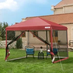 Vivohome 8X8FT Easy Pop-up Canopy Outdoor Screen Tent Mosquito Netting 2 Zipper New. Price: $203.11.