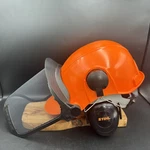 Stihl Forestry Helmet System 0000-886-0100 Genuine Oem Used. Price: $93.50.