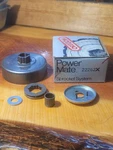 Vintage Chainsaw Oregon 222262X Power Mate Clutch Drum + Rim .404" 7 Tooth Stihl Open. Price: $39.99.