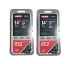 2-PACK Oregon 14" Chainsaw R52 New. Price: $32.99.