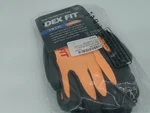 Dex Work Gloves FN330, 3D Comfort Stretch Fit, Large, Orange New. Price: $12.99.