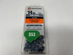 Nip Countyline S53 Semi Chisel 14" Saw Chain, 3/8" Pitch, .050 Gauge 1533652 New. Price: $16.12.