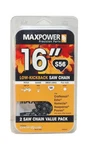 Maxpower 2 Pack Replacement Chains For 16 Inch Craftsman, Echo, Homelite, Pou... New. Price: $43.23.