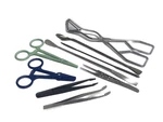 (9) Dravon Hemostat Forcep A-clamps Tweezers Tongs Spatula Spoonula Lot Used. Price: $34.99.