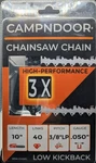 Campndoor 10 Chainsaw 3/8" Lp Pitch 050" Gauge 40 Drive Links New Pack. Price: $9.99.