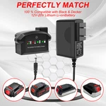 20V Charger For Black & Decker LBXR20 Max Lithium Battery LCS1620B New. Price: $13.99.