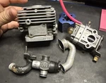 Oem Husqvarna Cylinder 5857272 2/8 5857271 + Choke Other Parts Lot Used. Price: $18.74.