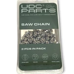 Udc 3PACK 20" Guide Bar Chainsaw Chain, .050 Gauge, Pitch .325, Drive Links 72 New. Price: $17.95.