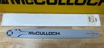 Mcculloch 20" K095 Chainsaw Bar Nos 301592 Uses .325 .050 78DL (bin G) New. Price: $35.00.