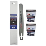 16IN Bar And Chains 3/8LP .050 56DL For Husqvarna 316E, 325P4, 326P4, 326P5X New. Price: $63.69.