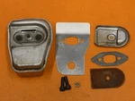 Poulan Craftsman Muffler With Bolts Gasket Shield 545006007 Used. Price: $8.00.