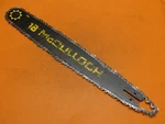 Mcculloch 18" 3/8"LP .050" 60 Link Sprocket Nose Bar And Chain Used. Price: $18.00.