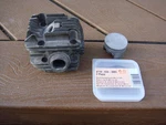 Genuine Stihl MS200T Chainsaw Cylinder & Piston - Used W/ New Rings. Price: $99.99.