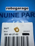 Husqvarna Nut 501452702 44 51 55 254 257 334 335 336 362 371 372 Xp -B73 New. Price: $11.95.