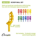 Champion Sports Scoop Ball Game For Lawn Camping & Beach Multi Color SBS1SET Used. Price: $34.66.