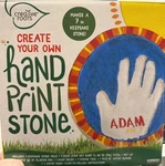 Brand New Creative Roots Create Your Own Hand Print Stone. Price: $10.00.