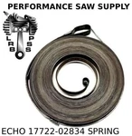 New Echo Recoil Starter Spring CS452 500 510 550 650 602 750 Part # 17722-02834. Price: $12.95.