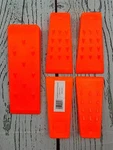 Outdoor Felled Spiked Tree Felling Wedges For Cutting 5.5IN Orange Plastic Open. Price: $29.99.