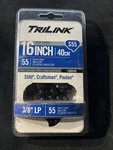 (3 Pack) Trilink 16 (40CM) Semi-chisel S55 Saw Chains. 3/8 Lp New. Price: $24.99.