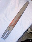 Oregon 36 In. Chainsaw Bar, For Pioneer & Others, 3/8 Pitch X 063 Gauge Used. Price: $80.00.