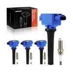 A-premium (blue) Set Of 8 Ignition Coil Pack And Iridium Spark Plugs Compatib... New. Price: $101.41.