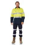 Nwt Bisley Taped 2 Tone Hi-vis Drill L/s Shirt Men's Size Trade Workwear New. Price: $30.00.
