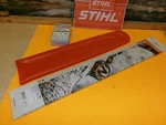 Genuine Stihl MS311 Chainsaw 20" Bar Cover Open. Price: $118.00.