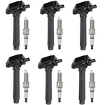 Ignition Coil Pack Iridium Spark Plug Set Of UF648 Compatible With Avenge C... New. Price: $135.59.