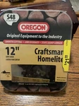 Vintage Oregon Chainsaw Blade S48 12 Cutting Homelite Sears Made Usa New. Price: $13.99.