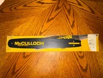 Mcculloch Mac Pro 55 610 700 16" Bar 050 Ga Hard Face Nos Oem Free Ship Open. Price: $55.00.