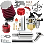 Yoxufa 212CC Carburetor Exhaust Pipe Muffler Stage Kit For Predator A-red New. Price: $82.87.