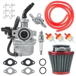 Holato PZ19 Carburetor Air Filter Fuel Line Kit For 50CC 70CC 90CC Red New. Price: $29.69.