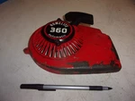 Starter Assy Homelite Chainsaw 360+ Used. Price: $30.00.