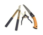 Olmsted Forge Pruning Tool Kit, 3 Pcs: Pruner, Saw & Lopper New. Price: $93.32.