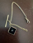 Vintage Inch Jf.s Sons Pocket Watch Chain 1/10TH Yellow Gold Filled T- Bar Pre-owned. Price: $155.00.