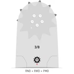 Oregon 16" Powercut Guide Bar 168RNDK095 New. Price: $91.65.