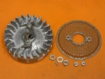Homelite XL12 Super Wico Prestolite Flywheel With Screen Nuts Washers Key 3 Used. Price: $15.00.