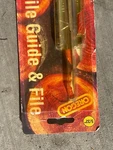 Chainsaw Sharpening Kit 5/32" Round File Depth Gauge Oregon Used. Price: $12.99.