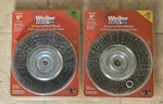 Lot Of Two 6" Weiler Vortec Pro Wire Wheels- 36000/36002 Coarse And Fine New. Price: $30.00.