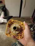 Mac 3200 Recoil Starter Assembly For Chainsaw 32CC Yellow Plastic Used. Price: $10.99.