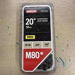 New Oregon Pro M80 20" Chainsaw .325" .050" Link. Price: $19.99.