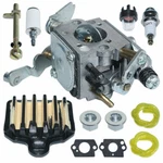 Carburetor Kit For Poulan Pro PP5020AVX Zama Primer Bulb Gaskets New. Price: $18.95.