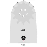 Oregon 20" Versacut Guide Bar, .325" 208VXLGK041 New. Price: $68.68.