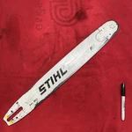 Stihl Rollomatic 3003 000 8822 Chainsaw Bar, 20IN.L, 3/8IN., .050 Gauge. Used. Price: $64.00.