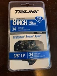 Chainsaw Semi-chisel 3/8"LP .043GA. 5/32" File Trilink S34 14334TK New. Price: $13.98.