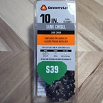 Countyline S39 Semi Chisel Replacement Chainsaw & Pole For 10-INCH Guide 1533691 New. Price: $11.99.