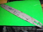 Used 107797 Husqvarna Chainsaw Guide Bar 18" Farm Tough Oem 3/8 050 M6N. Price: $35.00.