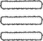 3PACK, 12 Inch Chainsaw 1/4"LP Pitch .043" Gauge 64 Drive LINKS,71PMM3 New. Price: $24.99.