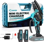 Saker Inch Mini Electric Cordless Portable Chainsaw SK1804D Carrycase Blue E2 New. Price: $28.88.